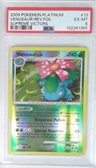 V1884: 2009: Venusaur: 13/99: Supreme Victors: Platinum: PSA: 6: EX-MT: 102261355